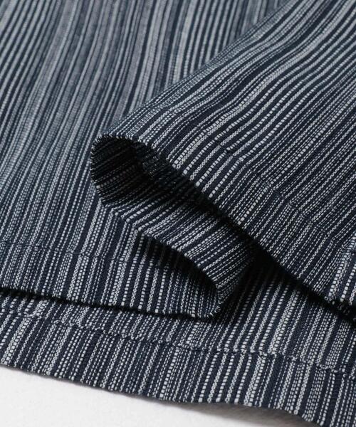 SENSE OF PLACE by URBAN RESEARCH（センスオブプレイスバイアーバンリサーチ）の「スラブストライプオープンカラーシャツ（シャツ/ブラウス・メンズ・ブルー/ベージュ/ネイビー・MEDIUM/LARGE）」の18枚目の写真