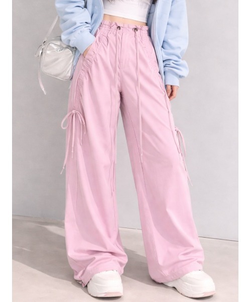LAUTRE COTE(ロウトレコウト)の「ドローコードイージーパンツ(カーゴパンツ・レディース・ブラック/グレー・X-LARGE/LARGE/MEDIUM/SMALL)」の8枚目の写真