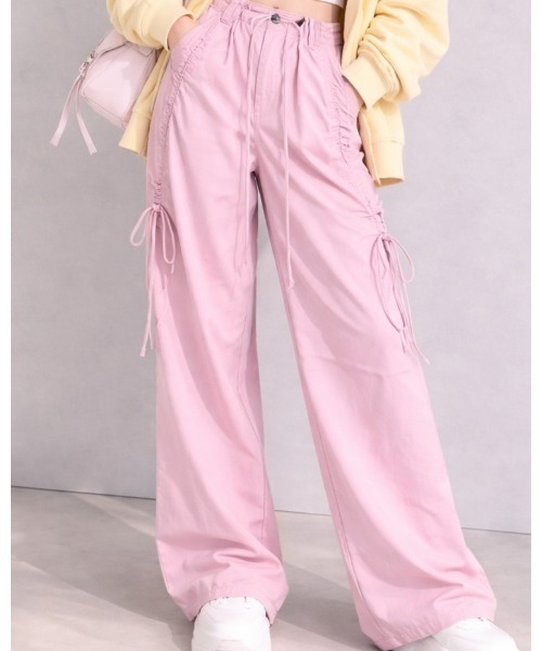 LAUTRE COTE(ロウトレコウト)の「ドローコードイージーパンツ(カーゴパンツ・レディース・ブラック/グレー・X-LARGE/LARGE/MEDIUM/SMALL)」の9枚目の写真