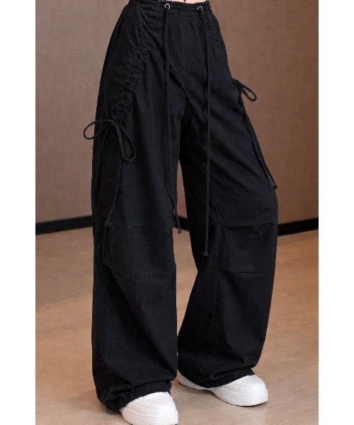LAUTRE COTE(ロウトレコウト)の「ドローコードイージーパンツ(カーゴパンツ・レディース・ブラック/グレー・X-LARGE/LARGE/MEDIUM/SMALL)」の21枚目の写真