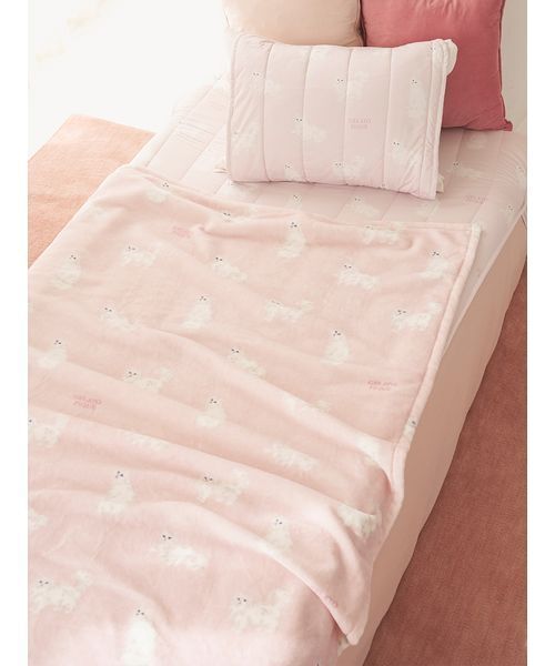 セール】【Sleep】CAT柄コットン毛布（寝具）｜gelato pique Sleep