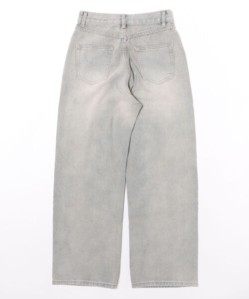 archives（アルシーヴ）の「ビジューストレートデニム（デニムパンツ・レディース・サックスブルー/ブルー・SMALL/MEDIUM）」の3枚目の写真