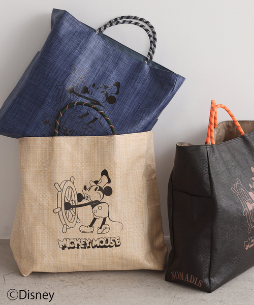 NOMADIS（ノマディス）の「別注【NOMADIS/ノマディス】SAC MESH Print（トートバッグ・レディース・ベージュ/ブラック/ネイビー・FREE）」の3枚目の写真
