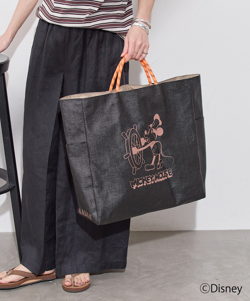 NOMADIS（ノマディス）の「別注【NOMADIS/ノマディス】SAC MESH Print（トートバッグ・レディース・ベージュ/ブラック/ネイビー・FREE）」の2枚目の写真