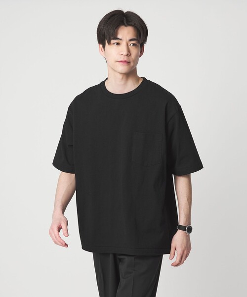 green label relaxing（グリーンレーベルリラクシング）の「ヴィンテージライク ヘビーウェイト ドローストリング 半袖 Tシャツ カットソー（Tシャツ/カットソー・メンズ・ブラック/ホワイト/オレンジ・S/XL/L/M）」の6枚目の写真