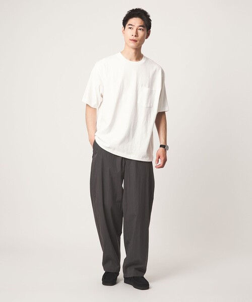 green label relaxing（グリーンレーベルリラクシング）の「ヴィンテージライク ヘビーウェイト ドローストリング 半袖 Tシャツ カットソー（Tシャツ/カットソー・メンズ・ブラック/ホワイト/オレンジ・S/XL/L/M）」の10枚目の写真