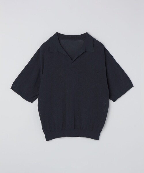 City Ambient Products(シティアンビエントプロダクツ)の「【City Ambient Products別注】crepuscule: WASHI SKIPPER ニットポロ(Tシャツ/カットソー・メンズ・ネイビー/ブラウン/レッド・ONE SIZE)」の22枚目の写真