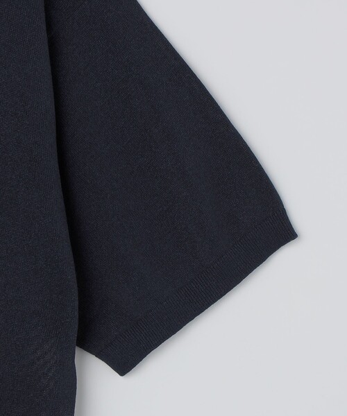 City Ambient Products(シティアンビエントプロダクツ)の「【City Ambient Products別注】crepuscule: WASHI SKIPPER ニットポロ(Tシャツ/カットソー・メンズ・ネイビー/ブラウン/レッド・ONE SIZE)」の5枚目の写真