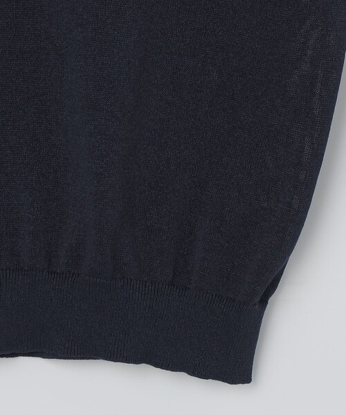 City Ambient Products(シティアンビエントプロダクツ)の「【City Ambient Products別注】crepuscule: WASHI SKIPPER ニットポロ(Tシャツ/カットソー・メンズ・ネイビー/ブラウン/レッド・ONE SIZE)」の6枚目の写真