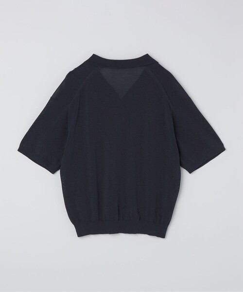 City Ambient Products(シティアンビエントプロダクツ)の「【City Ambient Products別注】crepuscule: WASHI SKIPPER ニットポロ(Tシャツ/カットソー・メンズ・ネイビー/ブラウン/レッド・ONE SIZE)」の7枚目の写真