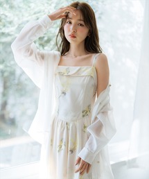 WILLSELECTION（ウィルセレクション）の「ミモザプリントキャミワンピース（ワンピース）」