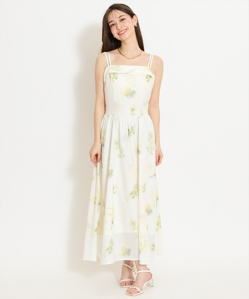 WILLSELECTION(ウィルセレクション)の「ミモザプリントキャミワンピース(ワンピース・レディース・ネイビー/イエロー/ピンク・FREE)」の20枚目の写真