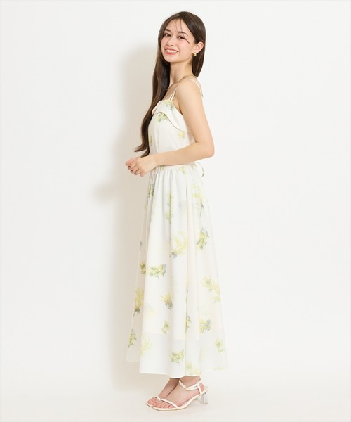 WILLSELECTION(ウィルセレクション)の「ミモザプリントキャミワンピース(ワンピース・レディース・ネイビー/イエロー/ピンク・FREE)」の21枚目の写真