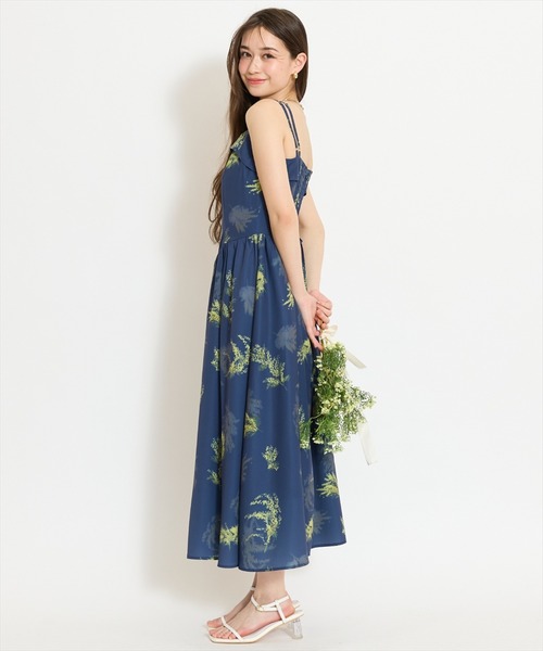 WILLSELECTION(ウィルセレクション)の「ミモザプリントキャミワンピース(ワンピース・レディース・ネイビー/イエロー/ピンク・FREE)」の7枚目の写真