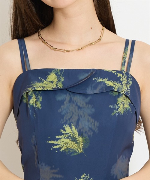 WILLSELECTION(ウィルセレクション)の「ミモザプリントキャミワンピース(ワンピース・レディース・ネイビー/イエロー/ピンク・FREE)」の10枚目の写真