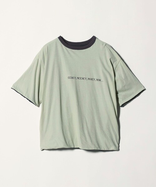 FILL THE BILL(フィルザビル)の「【別注】<FILL THE BILL>リバーシブル Tシャツ(Tシャツ/カットソー・レディース・ブラック/ダークグレー・FREE)」の9枚目の写真