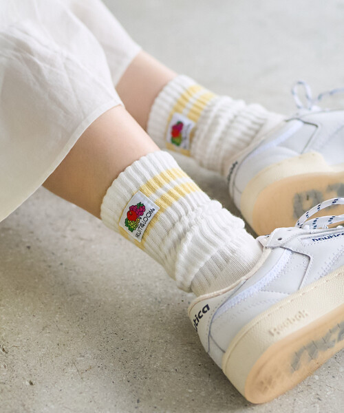 FREAK'S STORE（フリークスストア）の「FRUIT OF THE LOOM × FREAK'S STORE/フルーツオブザルーム 別注 3Pパック ワンポイント ラインソックス（ソックス/靴下・レディース・その他2・ONE SIZE）」の5枚目の写真