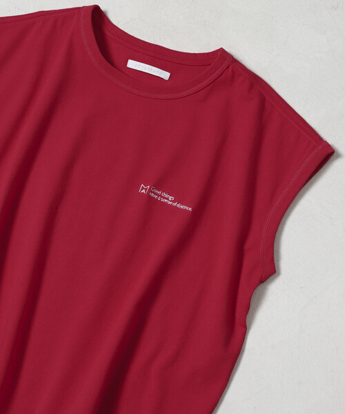Firsthand(ファーストハンド)の「MA Firsthand/マ ファーストハンド ベーシック ロゴ フレンチスリーブ Tシャツ / BASIC LOGO FRENCH SLEEVE TEE(Tシャツ/カットソー・レディース・レッド/ブラウン/チャコールグレー/オフホワイト・FREE)」の13枚目の写真