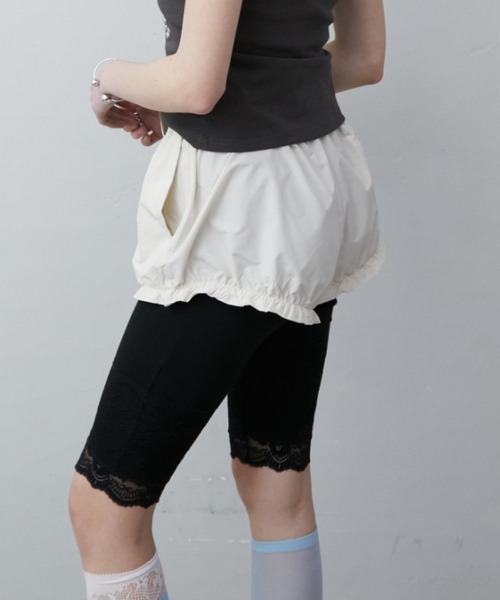 Rohwel（ローウェル）の「Belted Balloon Short Pants / ベルテッドバルーンショートパンツ（その他パンツ・レディース・ブラウン/アイボリー・FREE）」の19枚目の写真