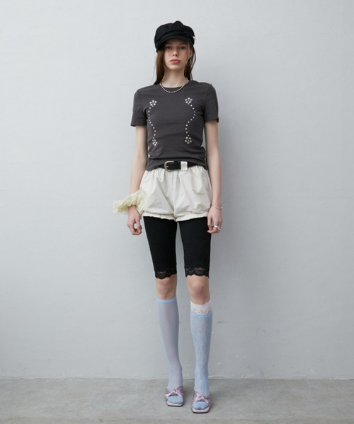 Rohwel（ローウェル）の「Belted Balloon Short Pants / ベルテッドバルーンショートパンツ（その他パンツ・レディース・ブラウン/アイボリー・FREE）」の21枚目の写真