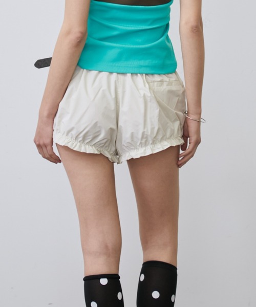 Rohwel（ローウェル）の「Belted Balloon Short Pants / ベルテッドバルーンショートパンツ（その他パンツ・レディース・ブラウン/アイボリー・FREE）」の11枚目の写真