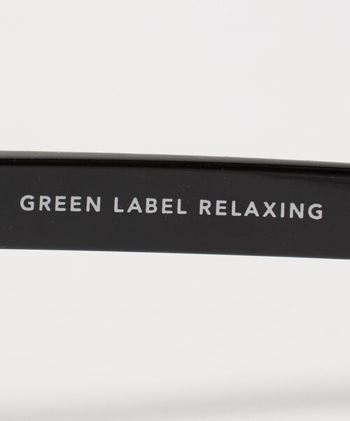 green label relaxing(グリーンレーベルリラクシング)の「GLR スクエア ウェリントン ファッション用グラス(サングラス・メンズ・ブラック/ライトブルー・FREE)」の10枚目の写真