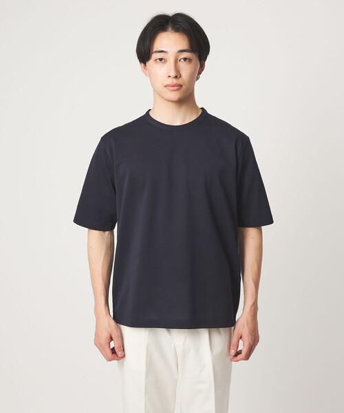 green label relaxing(グリーンレーベルリラクシング)の「ハイツイスト ツイル クルーネック カットソー(Tシャツ/カットソー・メンズ・ライトグレー/ネイビー/ダークグレー・L/XL/M/S)」の10枚目の写真
