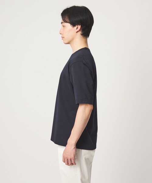 green label relaxing(グリーンレーベルリラクシング)の「ハイツイスト ツイル クルーネック カットソー(Tシャツ/カットソー・メンズ・ライトグレー/ネイビー/ダークグレー・L/XL/M/S)」の11枚目の写真