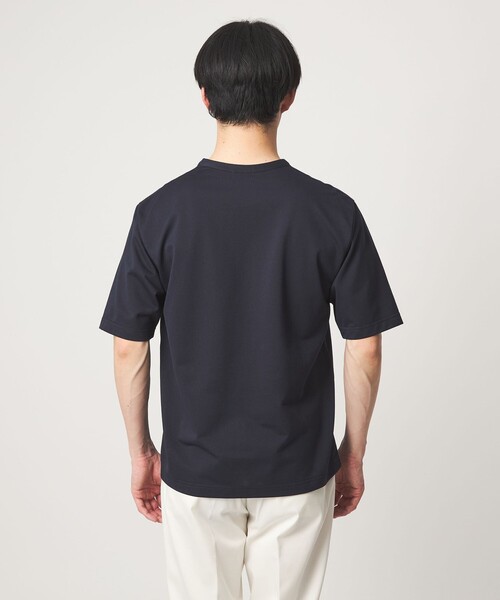 green label relaxing(グリーンレーベルリラクシング)の「ハイツイスト ツイル クルーネック カットソー(Tシャツ/カットソー・メンズ・ライトグレー/ネイビー/ダークグレー・L/XL/M/S)」の12枚目の写真