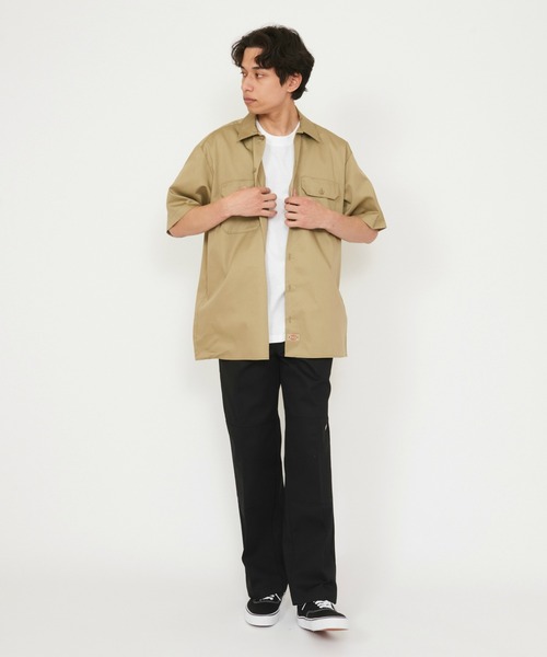 ティシャツ Dickies/ディッキーズ ワークシャツ 半袖 