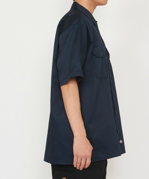 Dickies（ディッキーズ）の「Dickies/ディッキーズ ワークシャツ 半袖 "1574"（シャツ/ブラウス・メンズ・ベージュ/チャコールグレー・X-LARGE/LARGE/MEDIUM/SMALL）」の12枚目の写真
