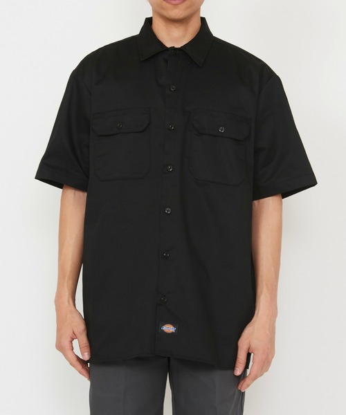 Dickies（ディッキーズ）の「Dickies/ディッキーズ ワークシャツ 半袖 "1574"（シャツ/ブラウス・メンズ・ベージュ/チャコールグレー・X-LARGE/LARGE/MEDIUM/SMALL）」の19枚目の写真