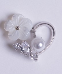 【Peony/ピオニー】デコハートデザインピアス