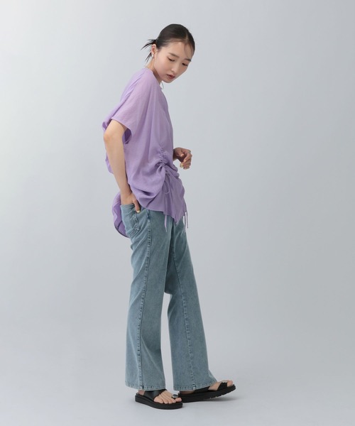 LEPSIM(レプシィム)の「よく伸びクールデニムパンツ 768759(デニムパンツ・レディース・ライトブルー/インディゴブルー・MEDIUM/LARGE)」の18枚目の写真