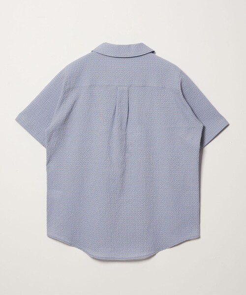 Steven Alan（スティーブンアラン）の「＜Steven Alan＞コットン サッカー ハーフスリーブ シャツ（シャツ/ブラウス・レディース・ライトブルー/ブラック/ブラウン・FREE）」の16枚目の写真
