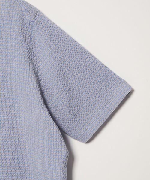 Steven Alan（スティーブンアラン）の「＜Steven Alan＞コットン サッカー ハーフスリーブ シャツ（シャツ/ブラウス・レディース・ライトブルー/ブラック/ブラウン・FREE）」の14枚目の写真