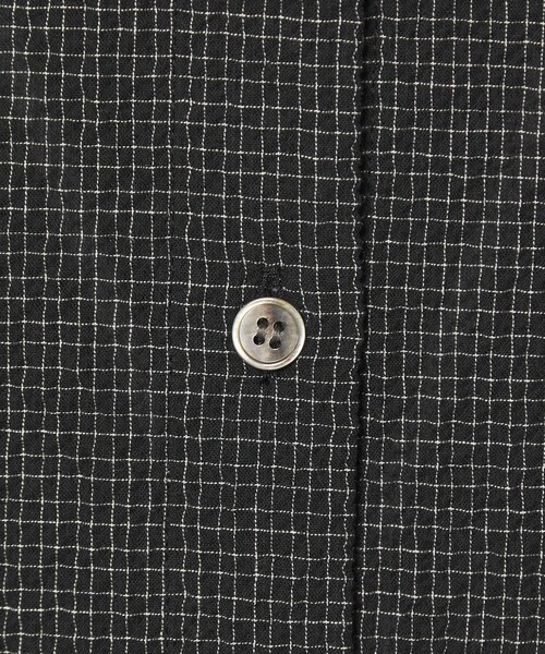 Steven Alan（スティーブンアラン）の「＜Steven Alan＞コットン サッカー ハーフスリーブ シャツ（シャツ/ブラウス・レディース・ライトブルー/ブラック/ブラウン・FREE）」の9枚目の写真