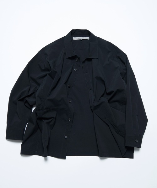BASISBROEK(バシスブルック)の「ORGEON(シャツ/ブラウス・メンズ・サンドベージュ/ネイビー/ブラック・1/2/3)」の6枚目の写真