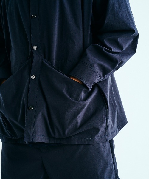 BASISBROEK(バシスブルック)の「ORGEON(シャツ/ブラウス・メンズ・サンドベージュ/ネイビー/ブラック・1/2/3)」の12枚目の写真