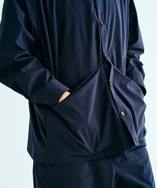 BASISBROEK(バシスブルック)の「ORGEON(シャツ/ブラウス・メンズ・サンドベージュ/ネイビー/ブラック・1/2/3)」の13枚目の写真