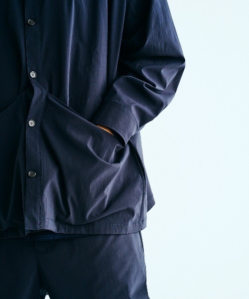 BASISBROEK(バシスブルック)の「ORGEON(シャツ/ブラウス・メンズ・サンドベージュ/ネイビー/ブラック・1/2/3)」の14枚目の写真