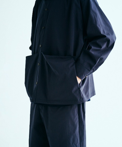 BASISBROEK(バシスブルック)の「ORGEON(シャツ/ブラウス・メンズ・サンドベージュ/ネイビー/ブラック・1/2/3)」の15枚目の写真