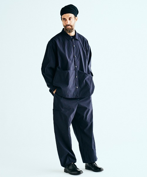 BASISBROEK(バシスブルック)の「ORGEON(シャツ/ブラウス・メンズ・サンドベージュ/ネイビー/ブラック・1/2/3)」の17枚目の写真