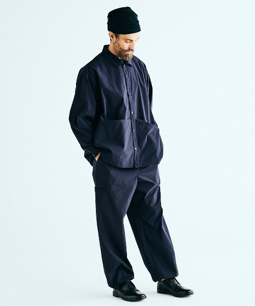 BASISBROEK(バシスブルック)の「ORGEON(シャツ/ブラウス・メンズ・サンドベージュ/ネイビー/ブラック・1/2/3)」の18枚目の写真