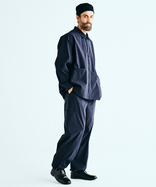 BASISBROEK(バシスブルック)の「ORGEON(シャツ/ブラウス・メンズ・サンドベージュ/ネイビー/ブラック・1/2/3)」の19枚目の写真