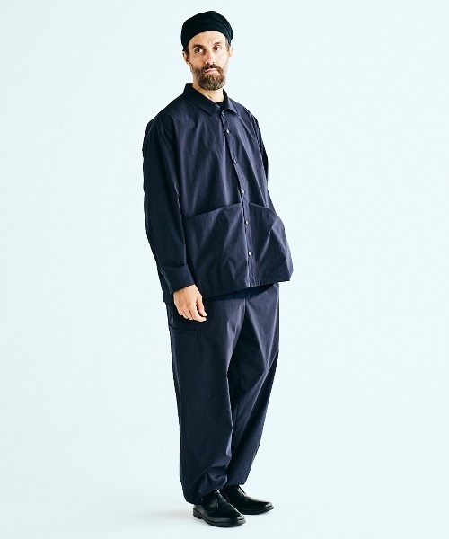 BASISBROEK(バシスブルック)の「ORGEON(シャツ/ブラウス・メンズ・サンドベージュ/ネイビー/ブラック・1/2/3)」の20枚目の写真