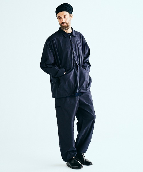 BASISBROEK(バシスブルック)の「ORGEON(シャツ/ブラウス・メンズ・サンドベージュ/ネイビー/ブラック・1/2/3)」の21枚目の写真