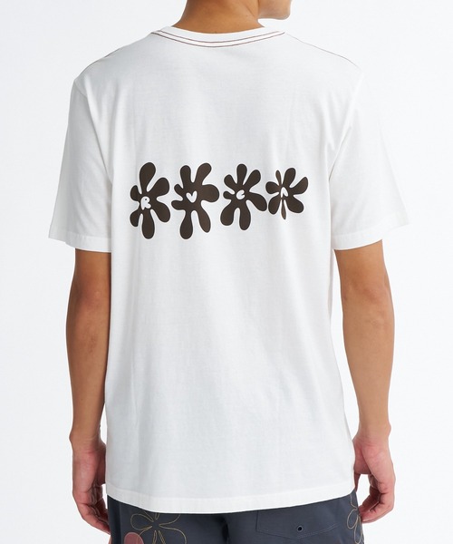 RVCA(ルーカ)の「RVCA メンズ BRYCE BLOOM SS Tシャツ 【2026年夏モデル】(Tシャツ/カットソー・メンズ・オフホワイト/ブラック系その他・SMALL/MEDIUM/LARGE/X-LARGE)」の5枚目の写真
