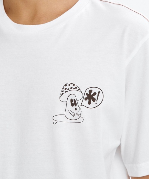 RVCA(ルーカ)の「RVCA メンズ BRYCE BLOOM SS Tシャツ 【2026年夏モデル】(Tシャツ/カットソー・メンズ・オフホワイト/ブラック系その他・SMALL/MEDIUM/LARGE/X-LARGE)」の6枚目の写真