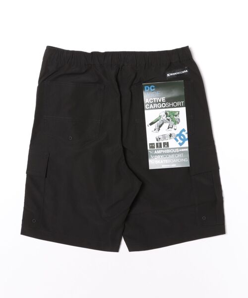 DC SHOES（ディーシーシューズ）の「DC Shoes メンズ 26 WIDE CARGO SHORT ショートパンツ 【2026年夏モデル】（その他パンツ・メンズ・ブラック・SMALL/MEDIUM/LARGE）」の2枚目の写真